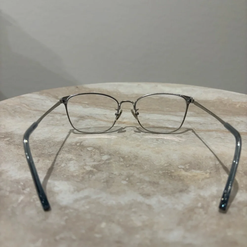 Coach HC5135 metal rounded squared half rimmed women’s eyeglasses - Picture 8 of 10